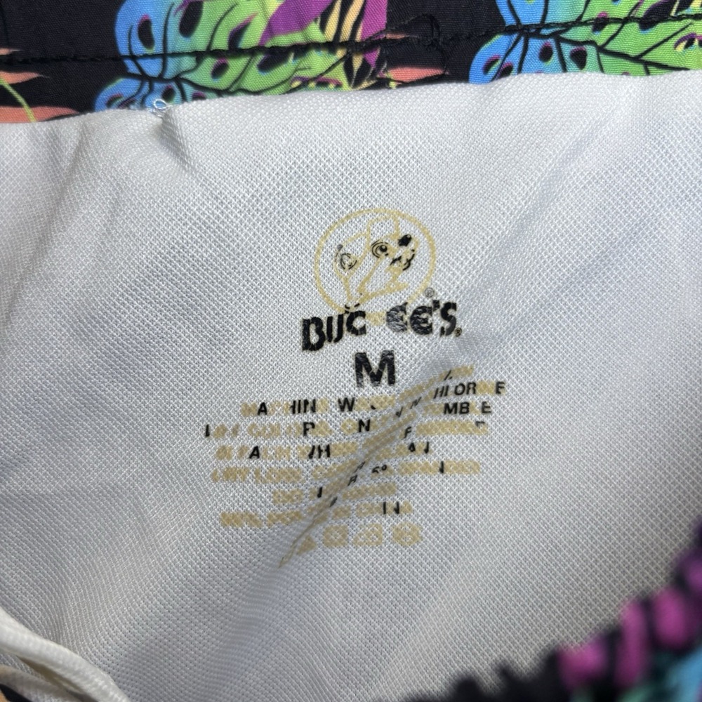 Bucees Buc-ee's Swim Trunks Adult Mens Medium Tropical Beaver Lined Suit Med M - Picture 5 of 5